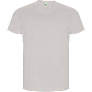 Goldenes Herren-T-Shirt mit kurzen Ärmeln - Reklamnepredmety