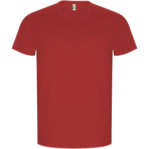 Goldenes Herren-T-Shirt mit kurzen Ärmeln - Reklamnepredmety