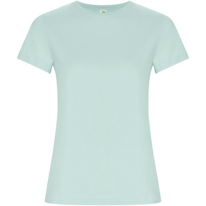 Goldenes Damen-T-Shirt mit kurzen Ärmeln - Reklamnepredmety