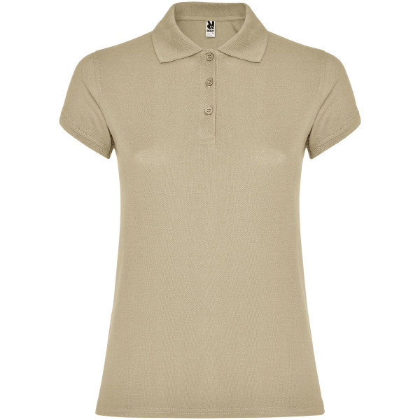 Star Kurzarm-Poloshirt für Damen