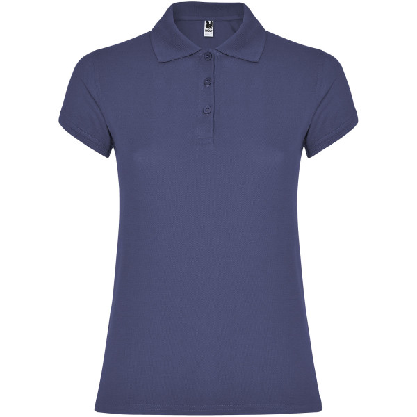 Star Kurzarm-Poloshirt für Damen
