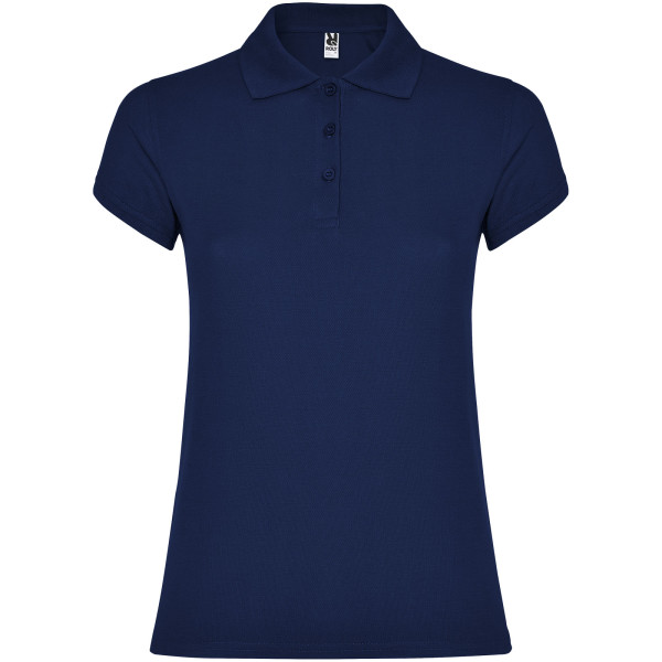 Star Kurzarm-Poloshirt für Damen