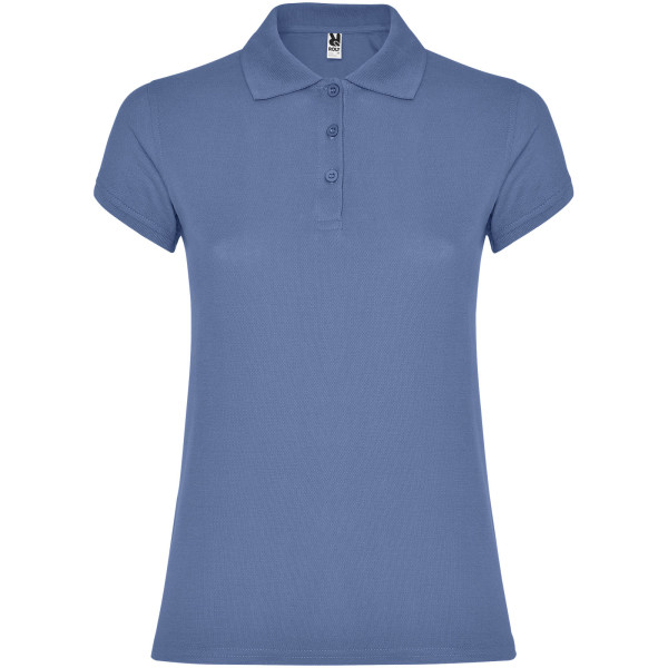 Star Kurzarm-Poloshirt für Damen