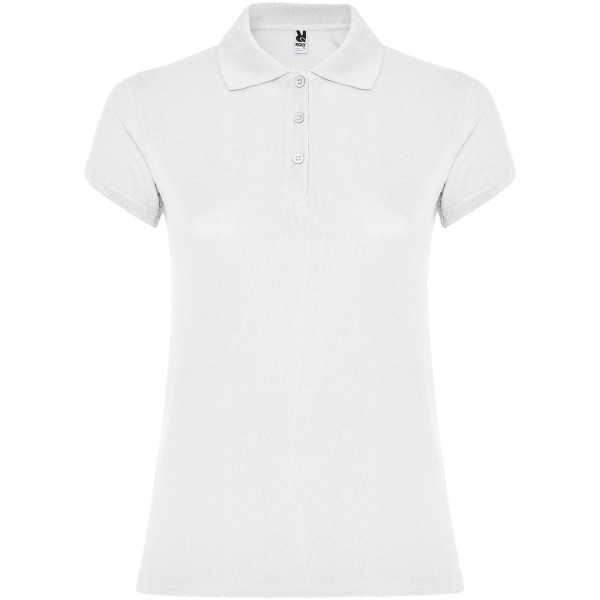Star Kurzarm-Poloshirt für Damen