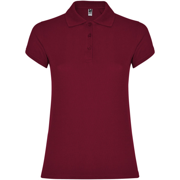 Star Kurzarm-Poloshirt für Damen