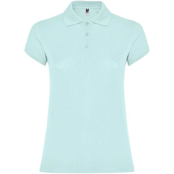 Star Kurzarm-Poloshirt für Damen