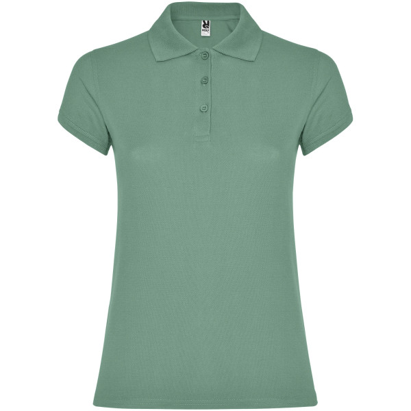 Star Kurzarm-Poloshirt für Damen
