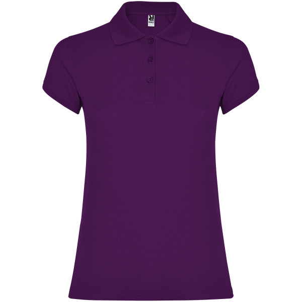 Star Kurzarm-Poloshirt für Damen