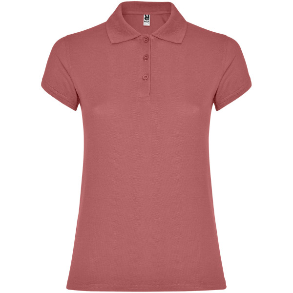 Star Kurzarm-Poloshirt für Damen