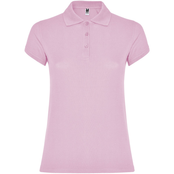 Star Kurzarm-Poloshirt für Damen