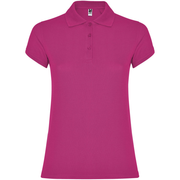 Star Kurzarm-Poloshirt für Damen