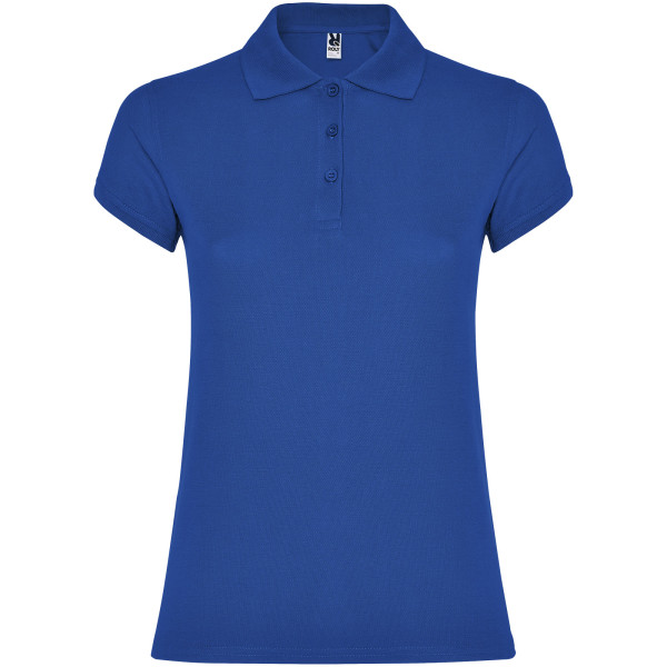 Star Kurzarm-Poloshirt für Damen