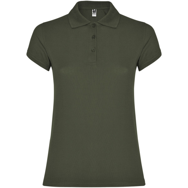Star Kurzarm-Poloshirt für Damen