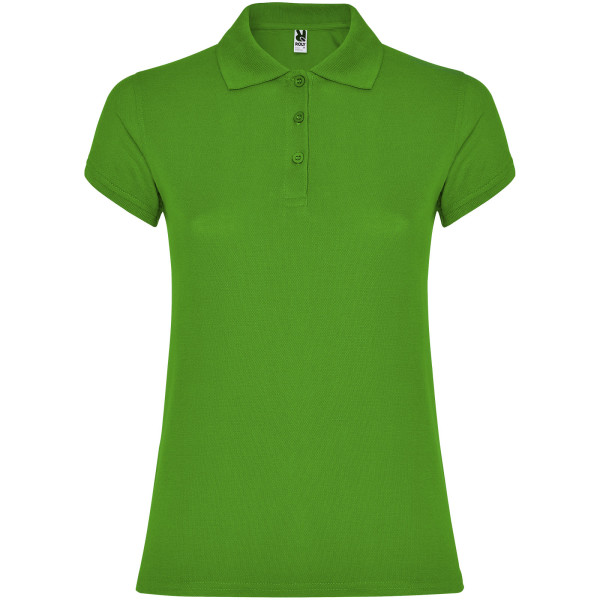 Star Kurzarm-Poloshirt für Damen