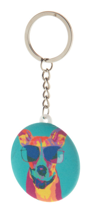 KeyBadge RPET-Patty-Schlüsselanhänger - Reklamnepredmety