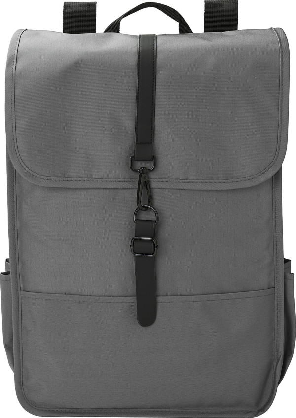 Flacher Rucksack aus RPET-Polyester