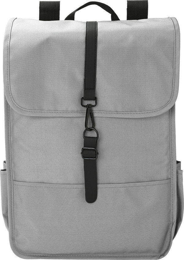 Flacher Rucksack aus RPET-Polyester