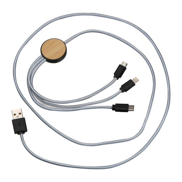 Ladekabel mit Bambusbrett