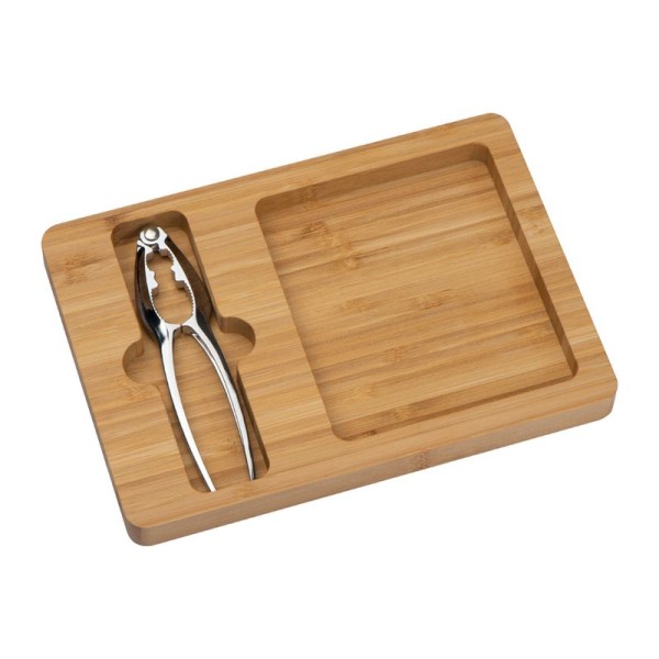 Wiener Bambustablett mit Nussknacker