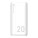 Power bank Silicon Power GS15, 20 000 mAh - gs15-white_1 - variant Eg SP20KMAPBKGS150W
