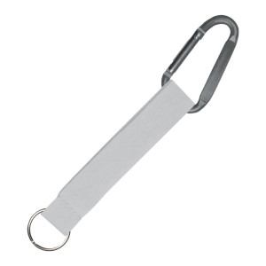 Einzigartiger RPET-Schlüsselanhänger mit Karabiner - Reklamnepredmety