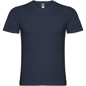 Samoyedo Herren-T-Shirt mit V-Ausschnitt und kurzen Ärmeln - Reklamnepredmety