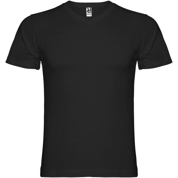 Samoyedo Herren-T-Shirt mit V-Ausschnitt und kurzen Ärmeln