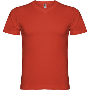 Samoyedo Herren-T-Shirt mit V-Ausschnitt und kurzen Ärmeln - Reklamnepredmety