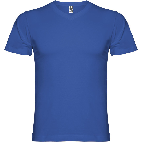 Samoyedo Herren-T-Shirt mit V-Ausschnitt und kurzen Ärmeln