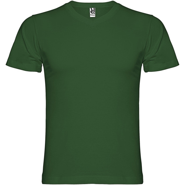 Samoyedo Herren-T-Shirt mit V-Ausschnitt und kurzen Ärmeln