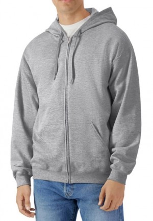 Mittelschwerer Softstyle-Kapuzenpullover mit Reißverschluss - Reklamnepredmety
