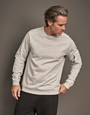 Sportliches Sweatshirt mit Rundhalsausschnitt - Reklamnepredmety