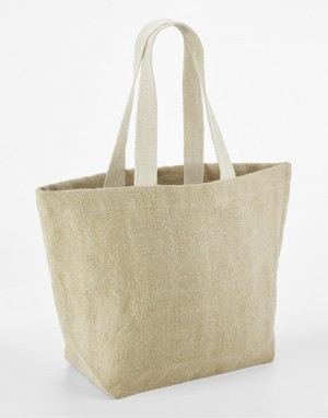 Strandtasche aus weich gewaschener Jute - Reklamnepredmety