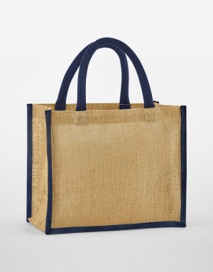 Midi-Tasche aus natürlicher, gestärkter Jute - Reklamnepredmety