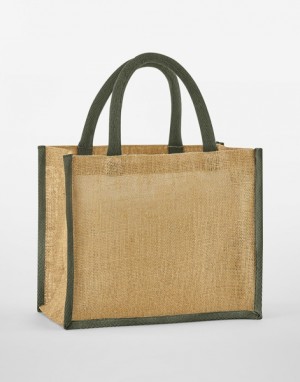 Midi-Tasche aus natürlicher, gestärkter Jute - Reklamnepredmety