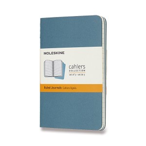 Notizbücher Moleskine Cahier S, liniert, 3 Stk - Reklamnepredmety