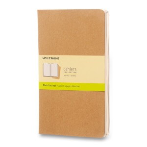 Notizbücher Moleskine Cahier L, sauber, 3 Stk - Reklamnepredmety
