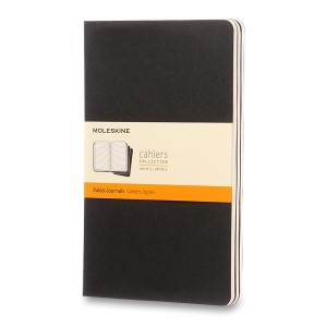 Notizbücher Moleskine Cahier L, liniert, 3 Stk - Reklamnepredmety