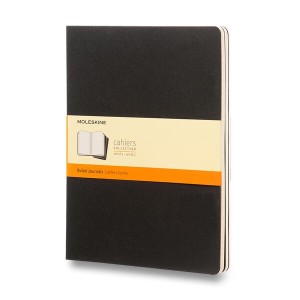 Notizbücher Moleskine Cahier XL, liniert, 3 Stk - Reklamnepredmety