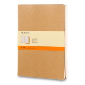 Notizbücher Moleskine Cahier XL, liniert, 3 Stk - Reklamnepredmety