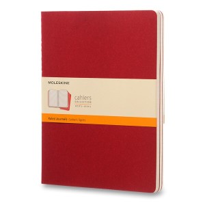 Notizbücher Moleskine Cahier XL, liniert, 3 Stk - Reklamnepredmety