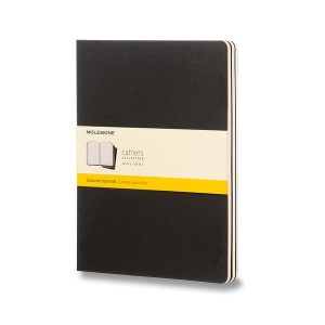 Notizbücher Moleskine Cahier im Hardcover XL, quadratisch, 3 Stk - Reklamnepredmety