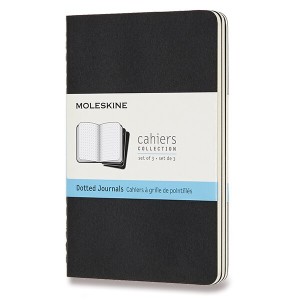 Notizbücher Moleskine Cahier S, gepunktet, 3 Stk - Reklamnepredmety