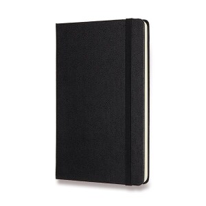 Moleskine Notizbuch – Hardcover, M, blanko – schwarz - Reklamnepredmety