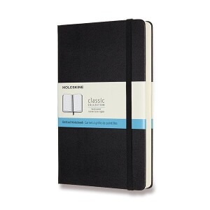Moleskine Notizbuch (groß) – Hardcover, Größe L, gepunktet, Schwarz - Reklamnepredmety