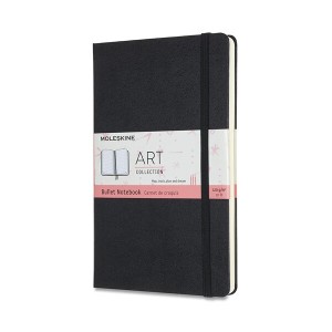 Moleskine Art Bulrokov Notizbuch – Hardcover – L, gepunktet, schwarz - Reklamnepredmety