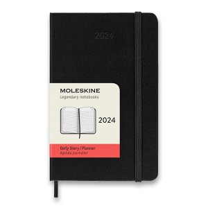 Moleskine-Tagebuch 2024 – Hardcover, Größe S, täglich, verschiedene Farben - Reklamnepredmety