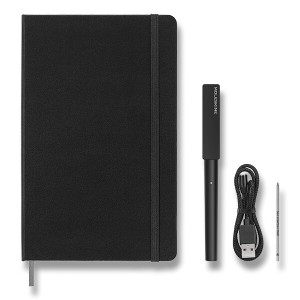 Moleskine Smart Writing Notizbuch und Stift – liniertes Notizbuch, L - Reklamnepredmety