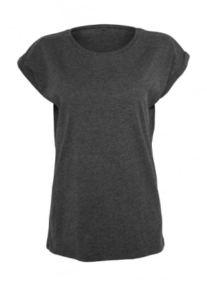 Damen-T-Shirt mit verlängerten Schultern - Reklamnepredmety