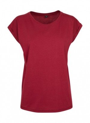 Damen-T-Shirt mit verlängerten Schultern - Reklamnepredmety
